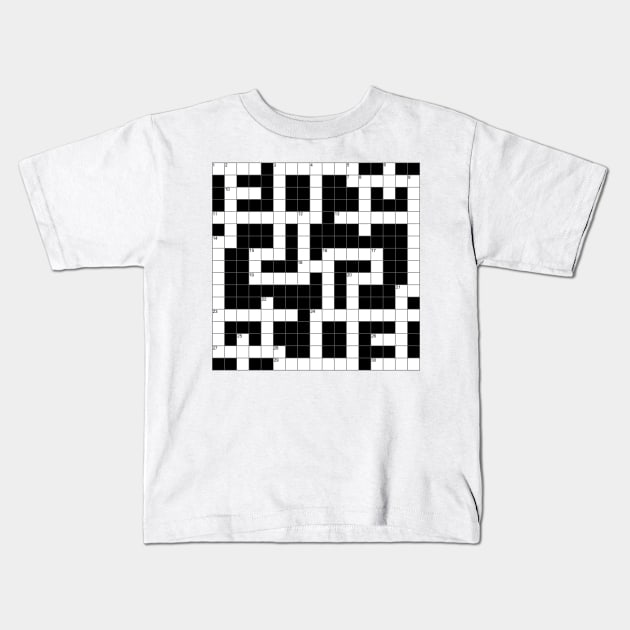 Crossword clue product, I Love Crosswords ,Crossword clue Gift, Crossword clue Lover, Lover Gift, Crossword Puzzle . Profit goes to donation Kids T-Shirt by kamal